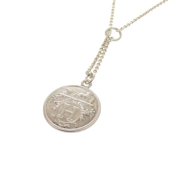 HERMES Silver Necklace - Picture 5 of 8